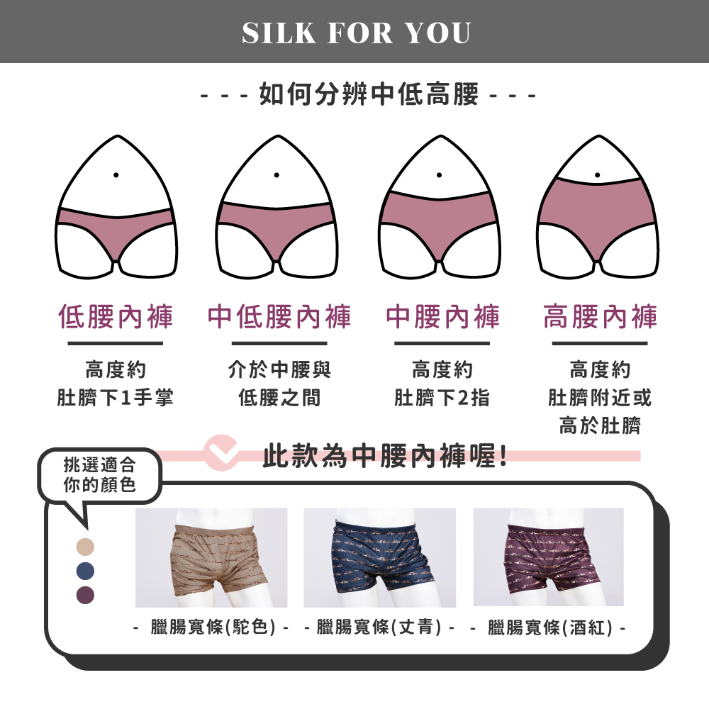 蠶絲內褲,平口內褲,四角內褲,中腰,內褲,吸濕排汗,吸濕排汗內褲