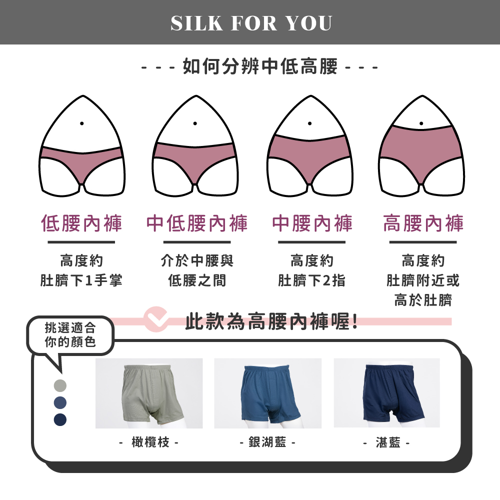蠶絲內褲,平口內褲,四角內褲,中腰,內褲,吸濕排汗,吸濕排汗內褲