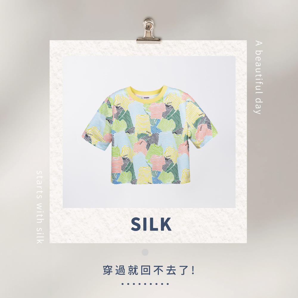 蠶絲上衣,上衣,短袖,吸濕排汗,吸濕排汗衣