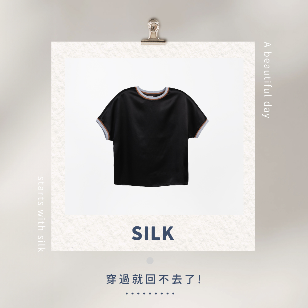 蠶絲上衣,上衣,短袖,吸濕排汗,吸濕排汗衣