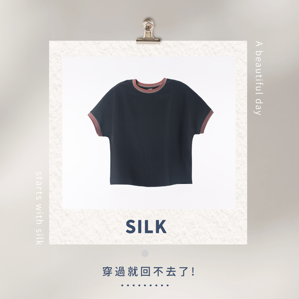 蠶絲上衣,上衣,短袖,吸濕排汗,吸濕排汗衣