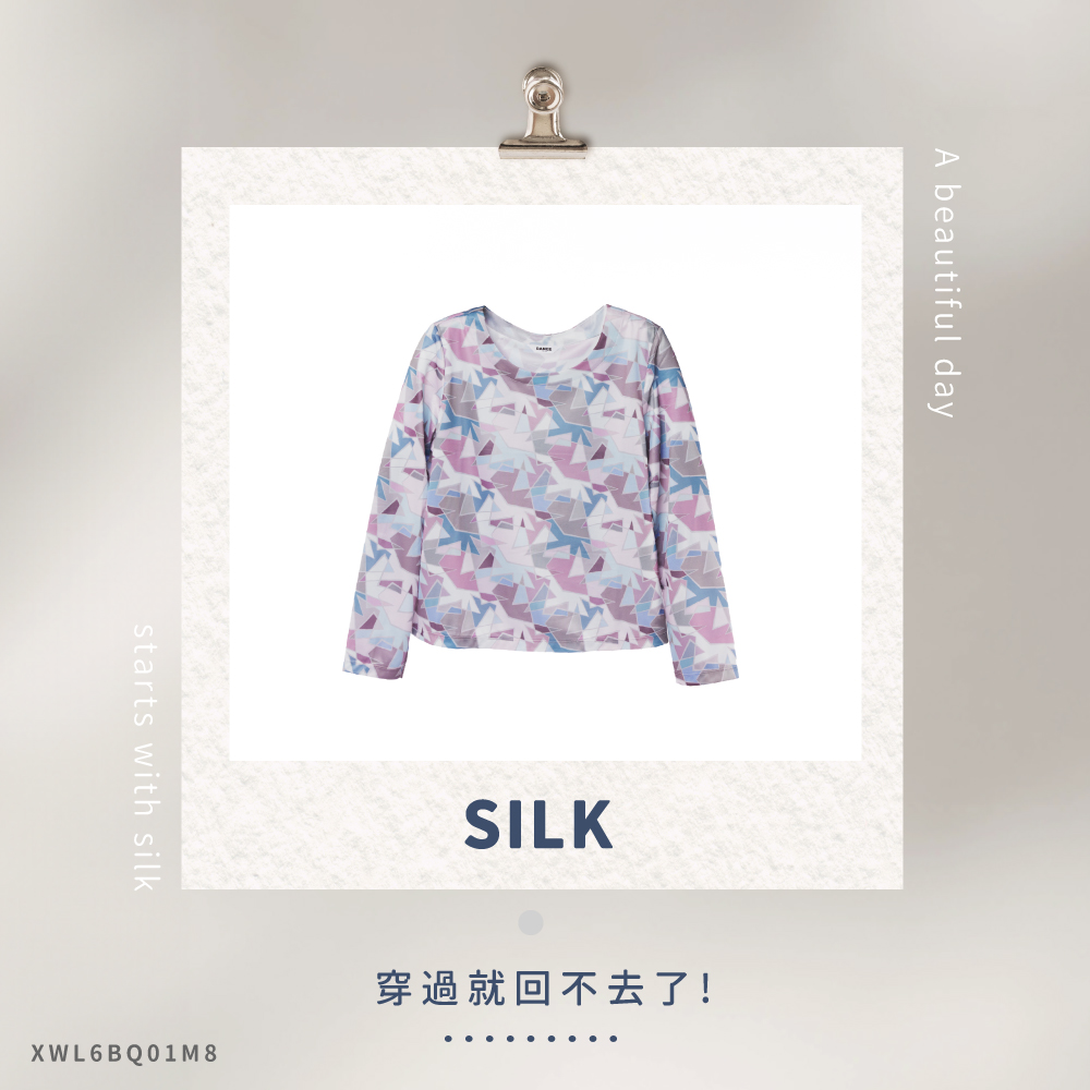 蠶絲上衣,上衣,圓領,短袖,吸濕排汗,吸濕排汗衣